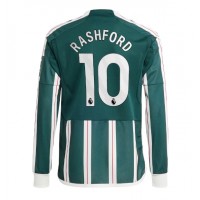 Dres Manchester United Marcus Rashford #10 Preč 2023-24 Dlhy Rukáv